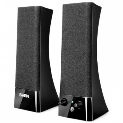 SVEN 235 Black, колонки PC 2.0 / 2x2 Вт RMS, разъем для наушников
